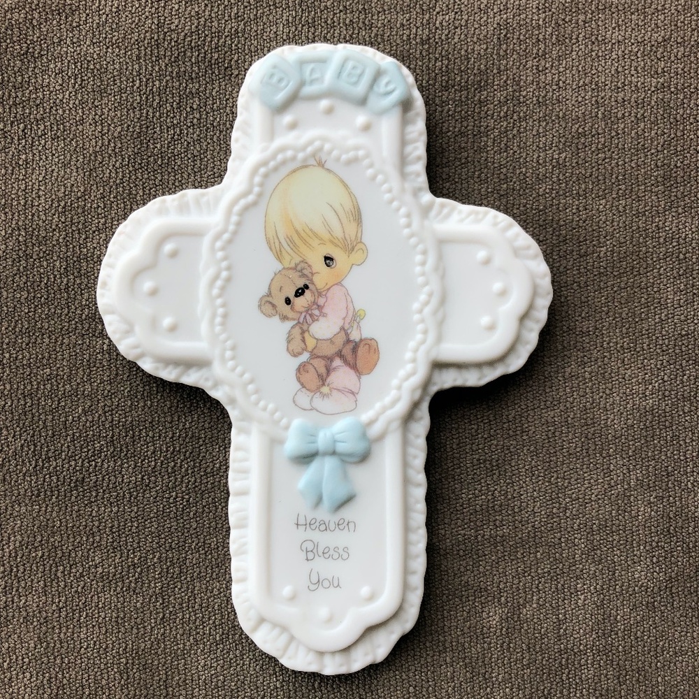 Precious Moments Heaven Bless You Cross
